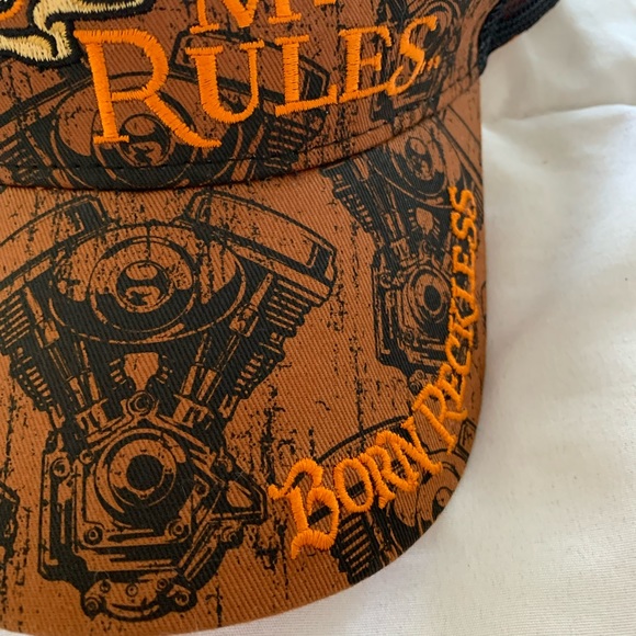 My Ride My Rules Born Reckless cap hat - Picture 3 of 9